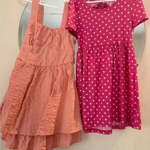 Girls Dresses/Romper Lot - Small 6/7